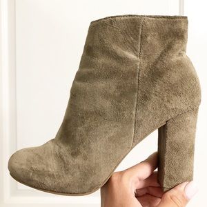 Gray Seychelles Suede Booties